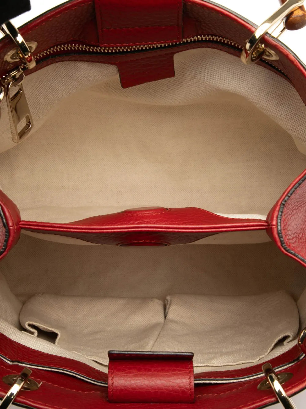 Pre-OwnedGucci Pre-Owned2000-2015 Small Calfskin Bamboo Shopper satchel