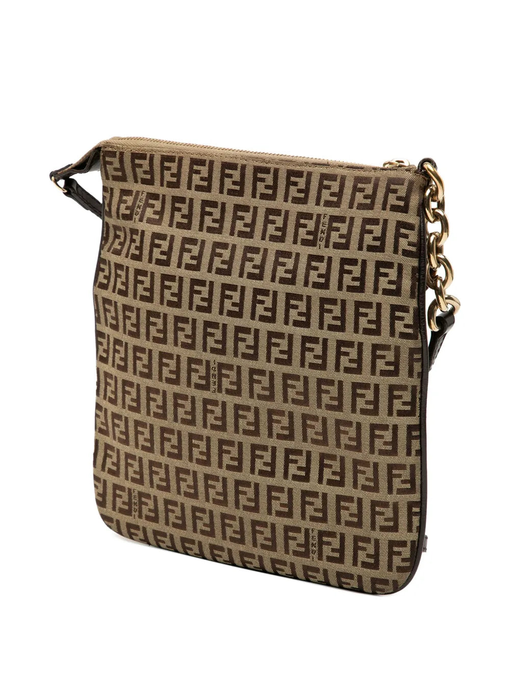 Pre-OwnedFendi Pre-Owned2000-2010 Zucchino Coated Canvas Forever crossbody bag