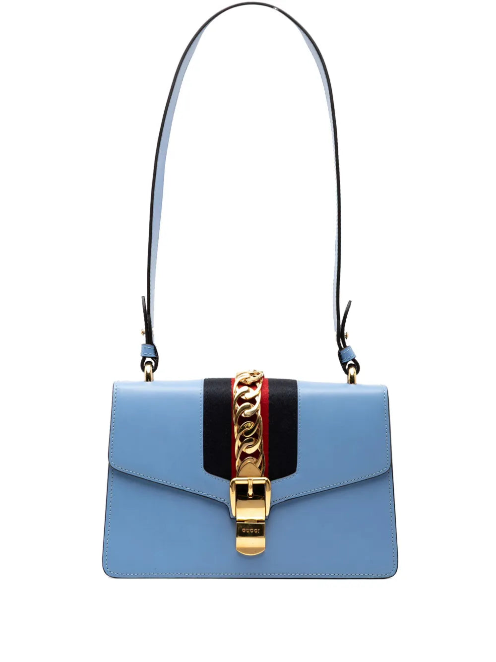 Pre-OwnedGucci Pre-Owned2000-2015 Small Leather Sylvie Web satchel