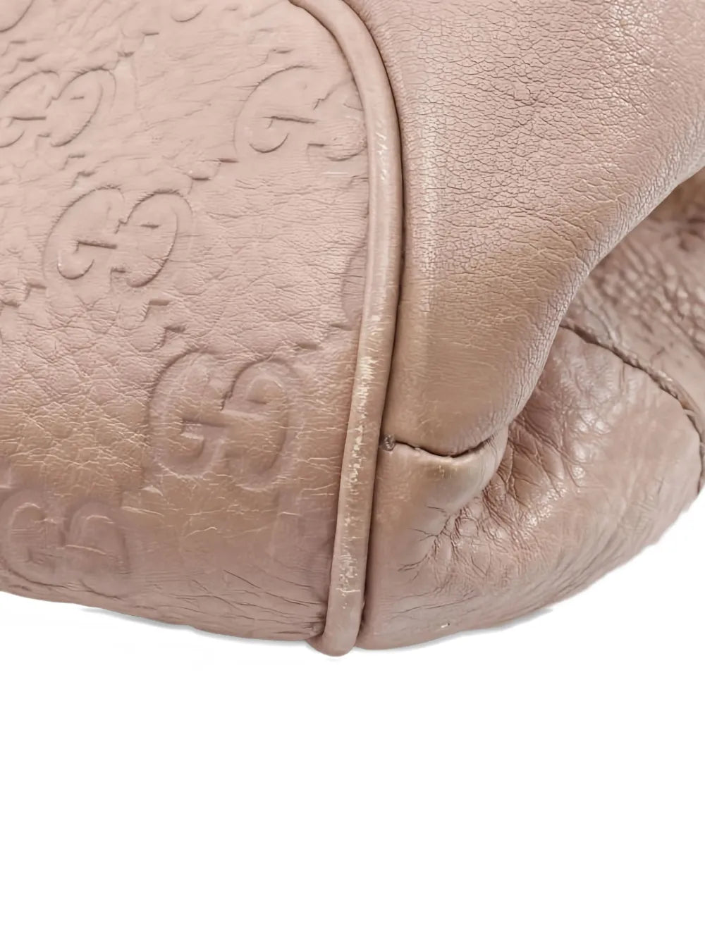 Pre-OwnedGucci Pre-Owned2000 embossed sukey leather handbag