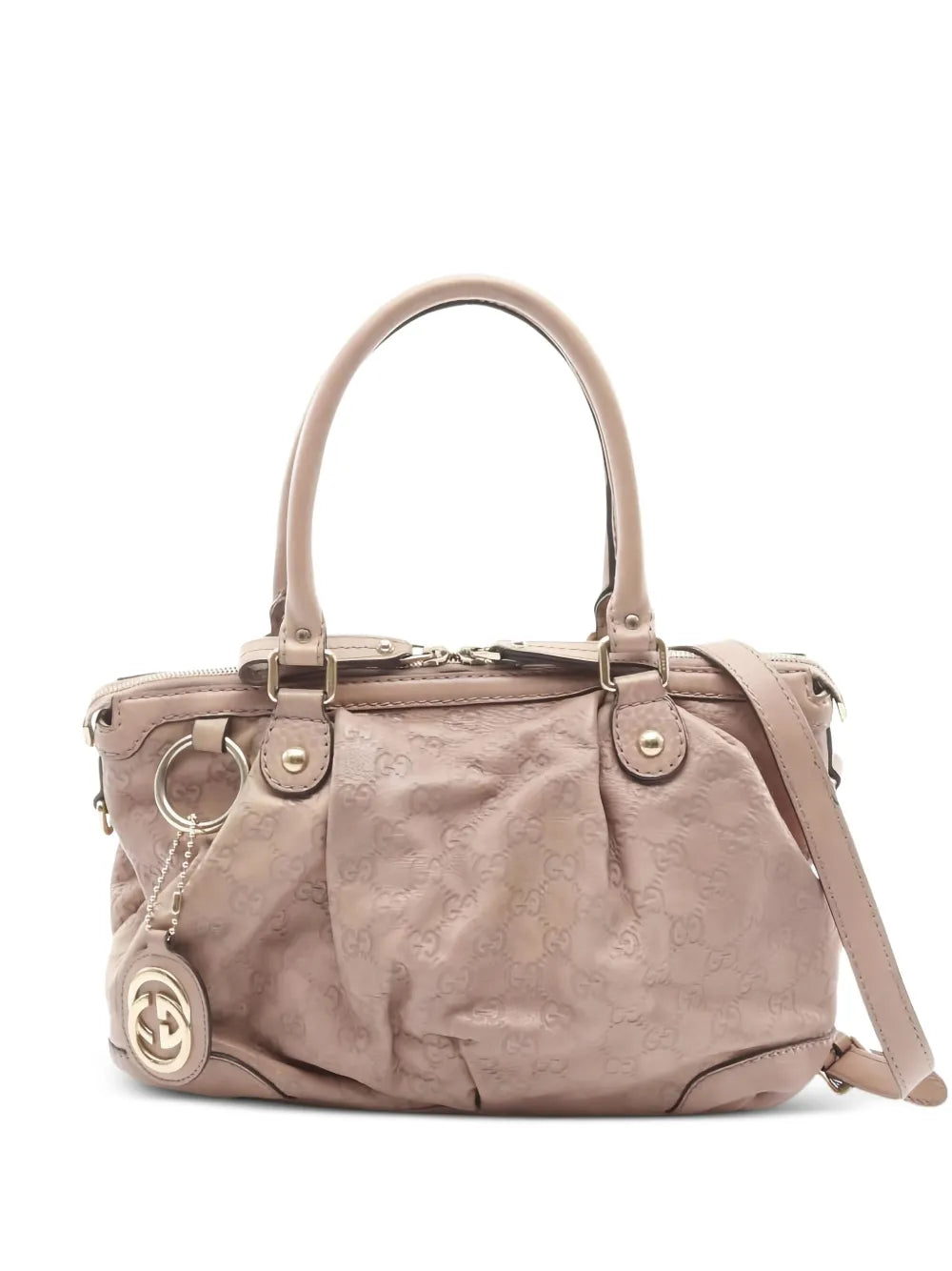 Pre-OwnedGucci Pre-Owned2000 embossed sukey leather handbag