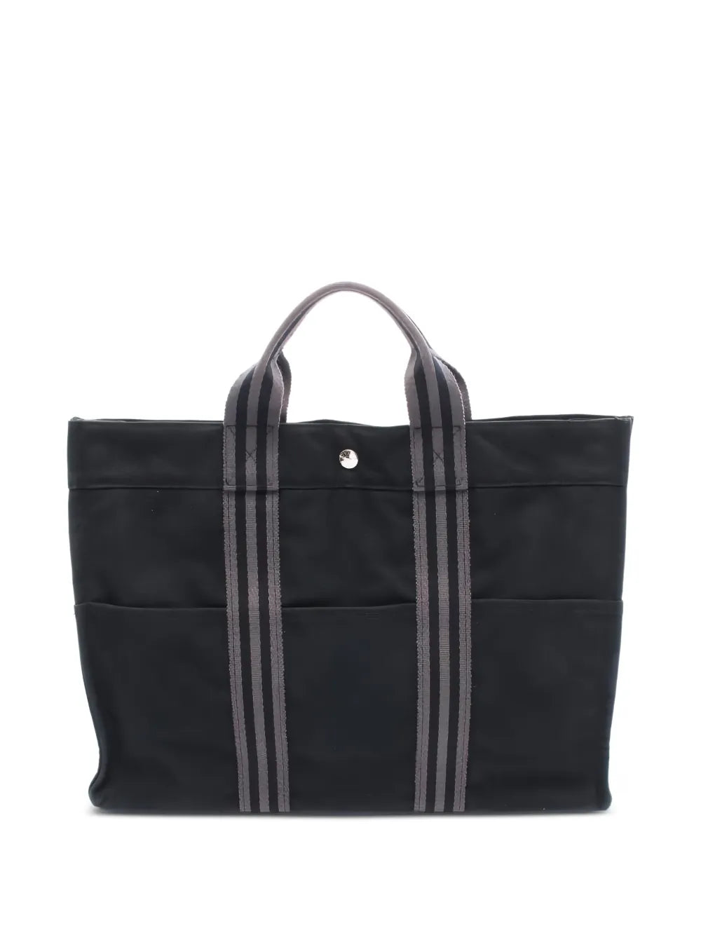 Pre-OwnedHermre-Owned2000s striped-handle tote bag