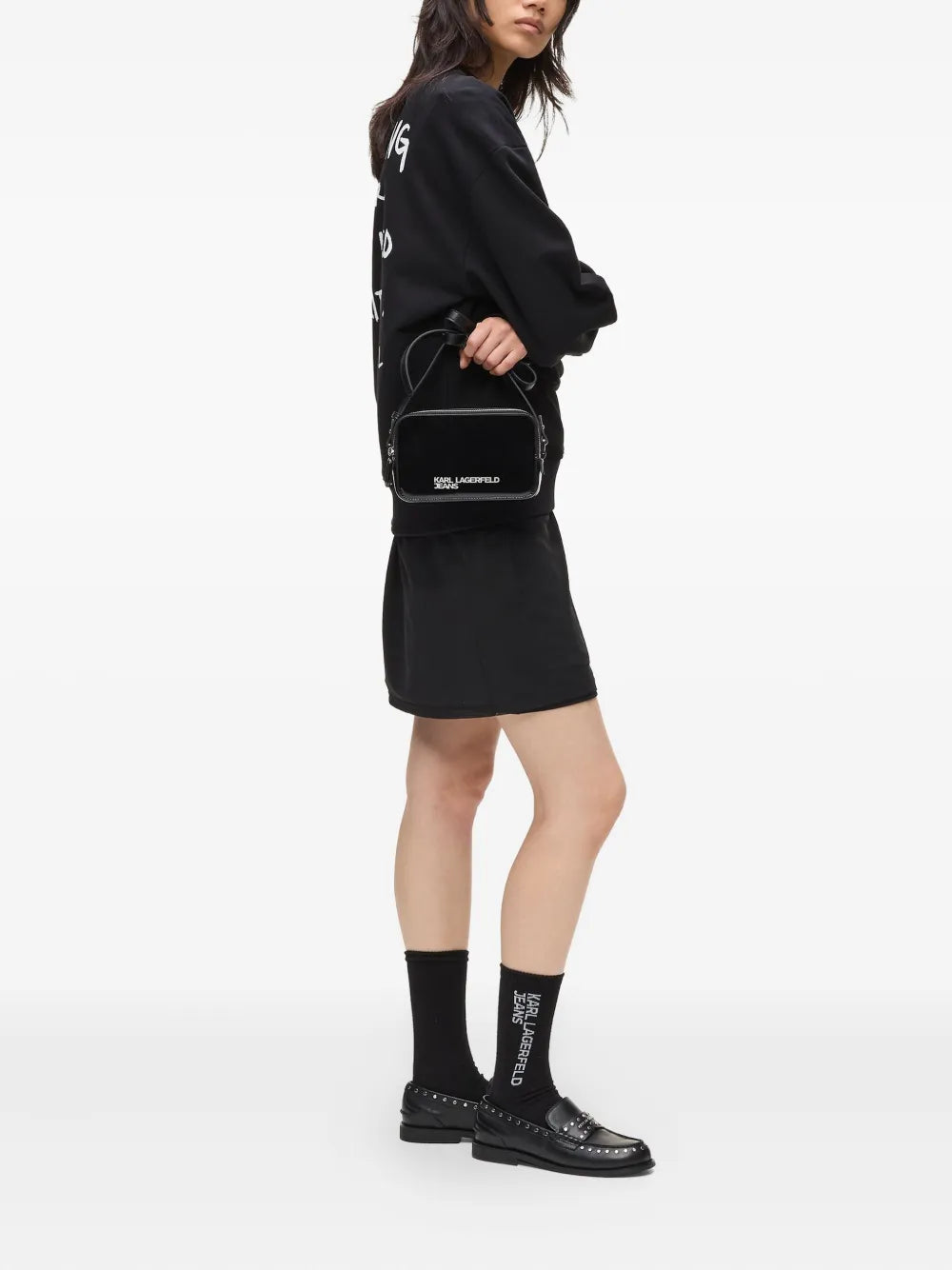Karl Lagerfeld Jeanslogo-lettering cross body bag