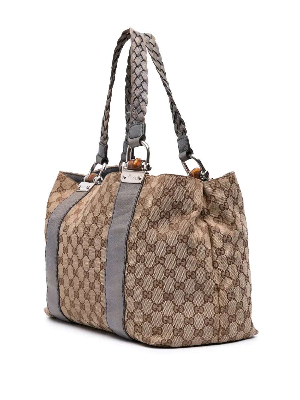 Pre-OwnedGucci Pre-Owned2016-2025 GG Canvas Bamboo Libeccio tote bag