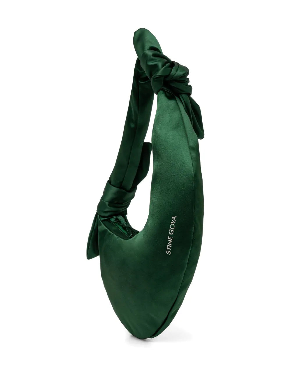 Stine Goyalogo-print satin tote bag