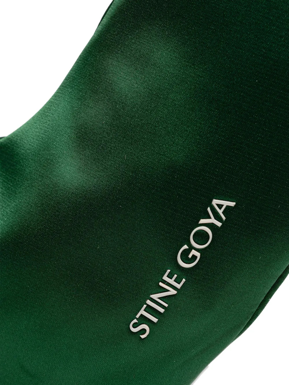 Stine Goyalogo-print satin tote bag