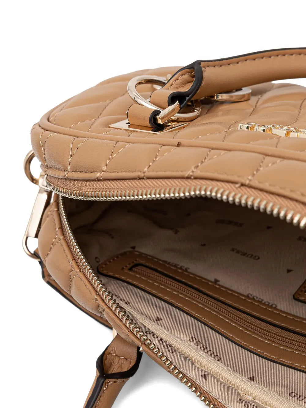 GUESS USAValla quilted charm tote bag