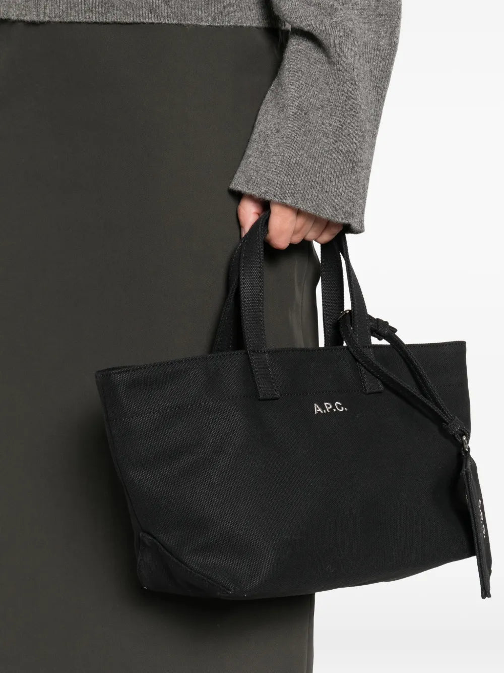 New SeasonA.P.C.small Le Drummer Toile tote bag