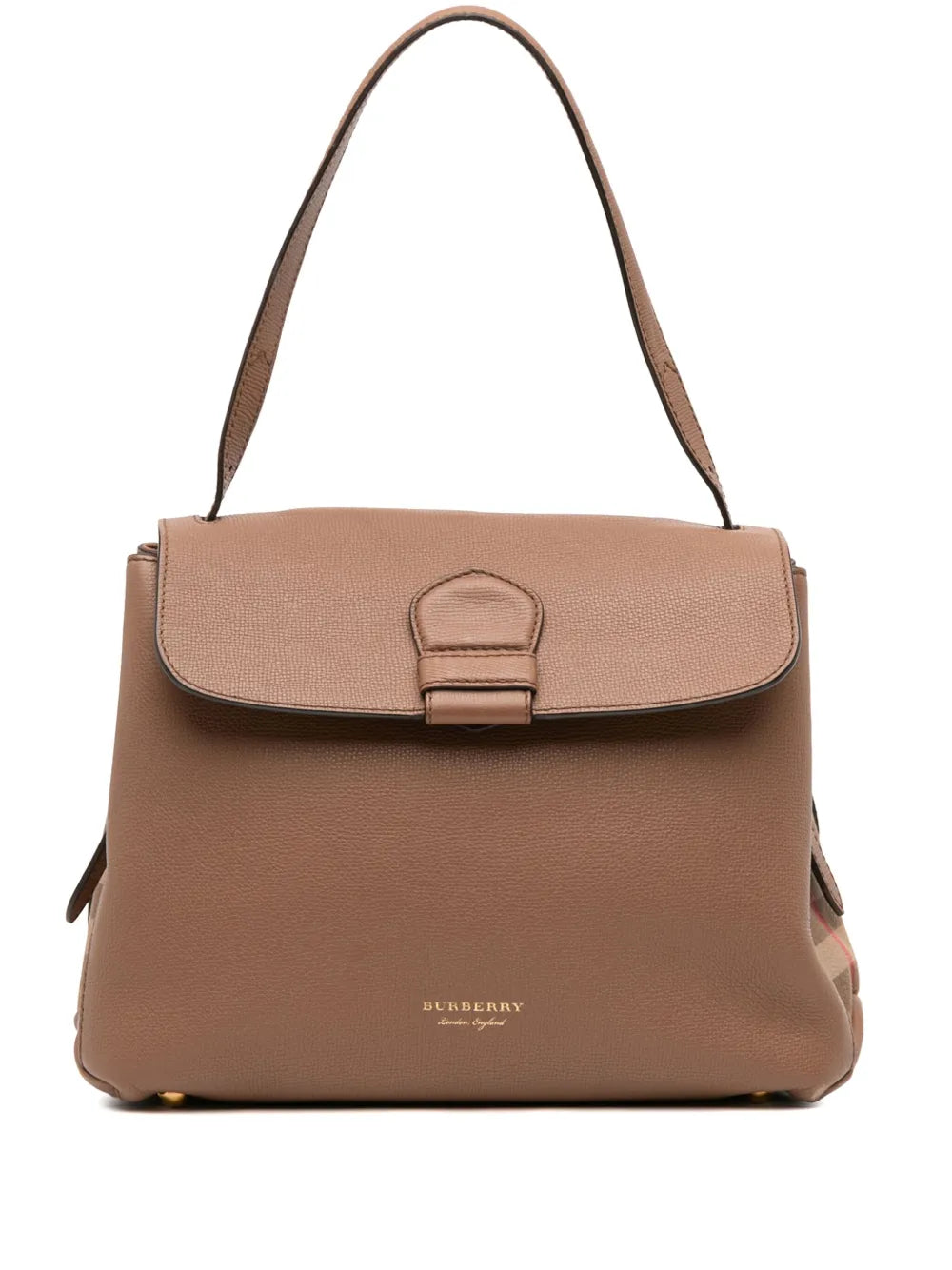 Pre-OwnedBurberry Pre-Owned2000-2017 Medium Calfskin and House Check Camberley satchel