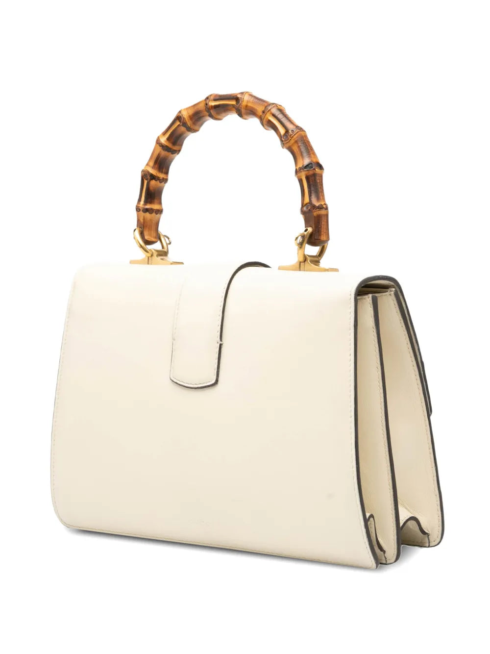 Pre-OwnedGucci Pre-Owned2016-2025 Medium Leather Bamboo Dionysus Web satchel
