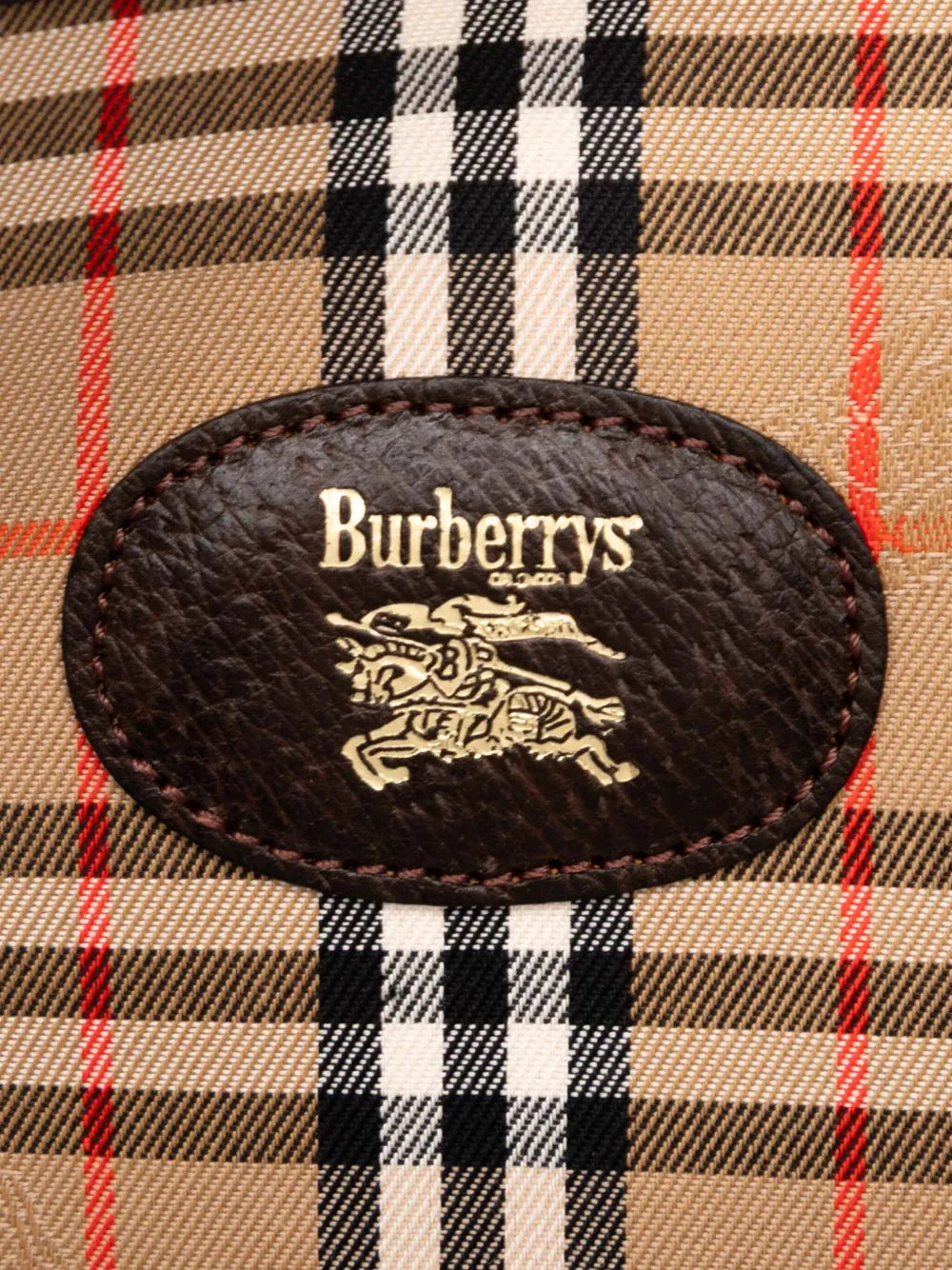 Pre-OwnedBurberry Pre-Owned20th Century Haymarket Check Canvas clutch bag