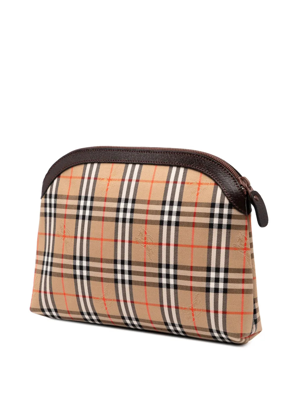Pre-OwnedBurberry Pre-Owned20th Century Haymarket Check Canvas clutch bag