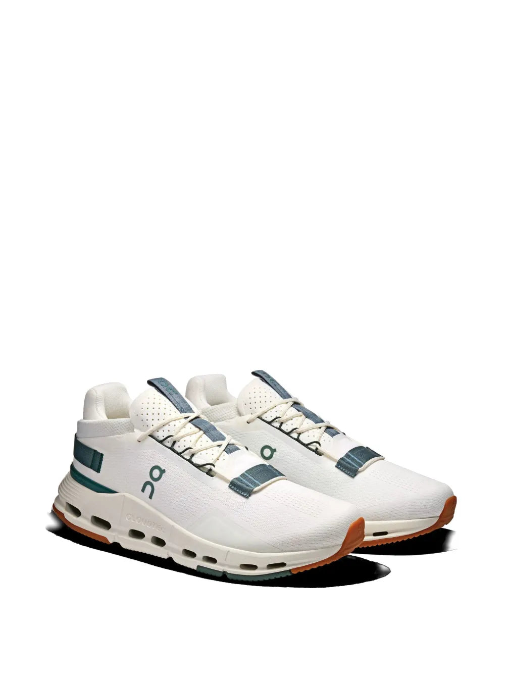 On Running Cloudnova 2 Ivory Olive Sneakers