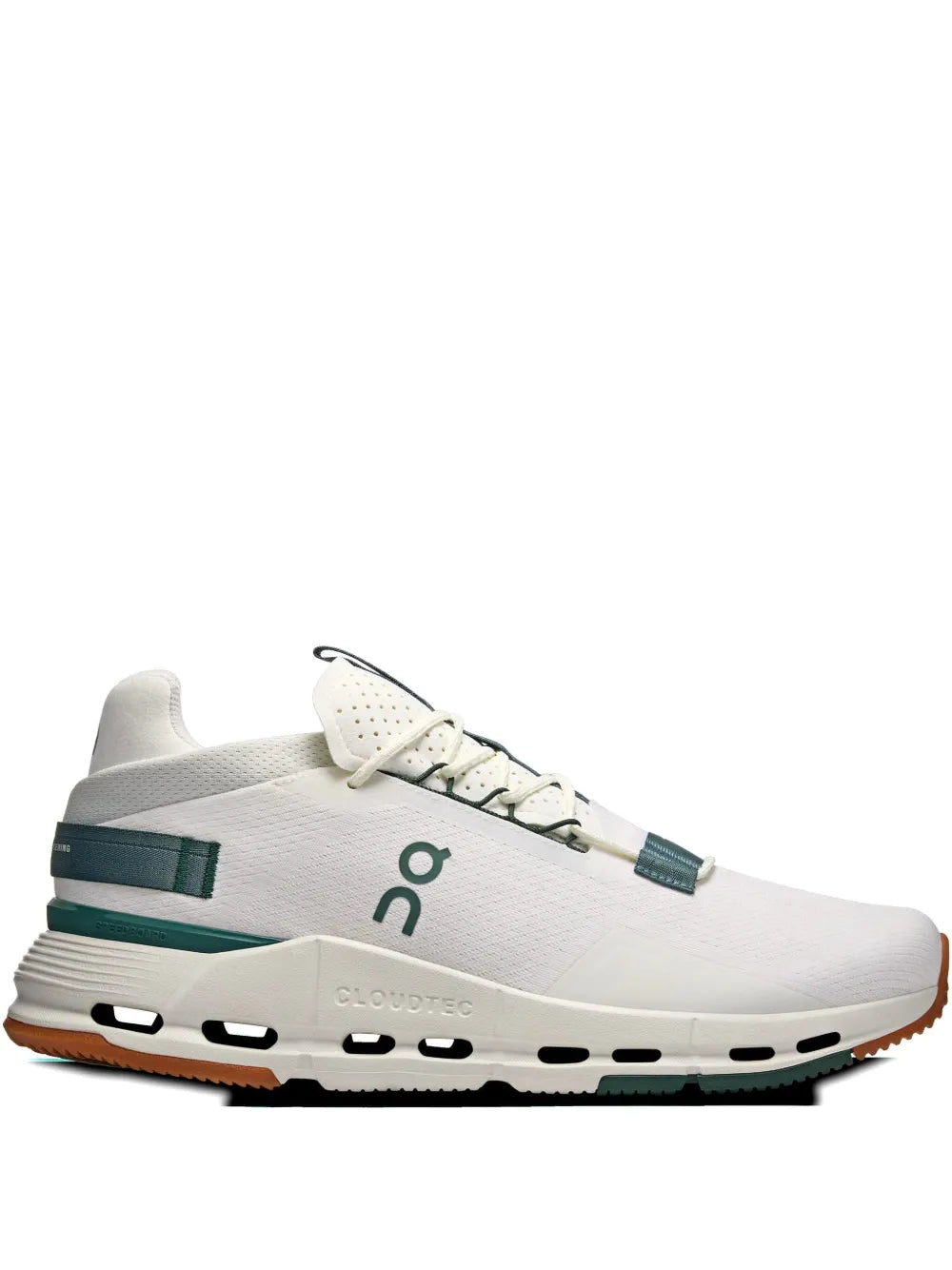 On Running Cloudnova 2 Ivory Olive Sneakers