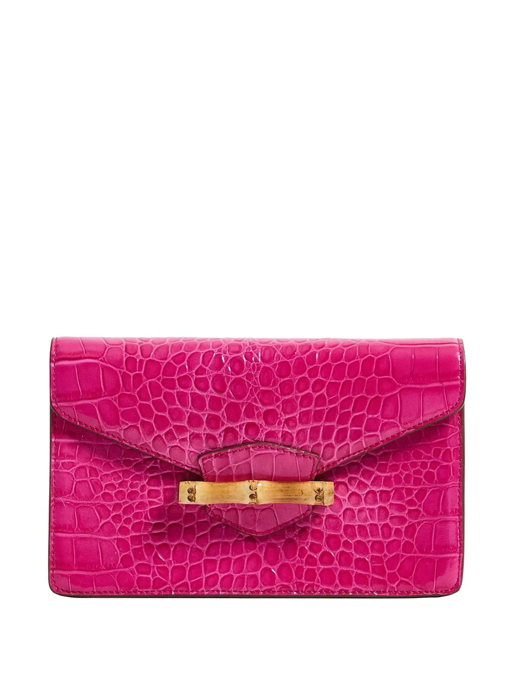 Pamela MunsonThe Jackie croc-embossed clutch