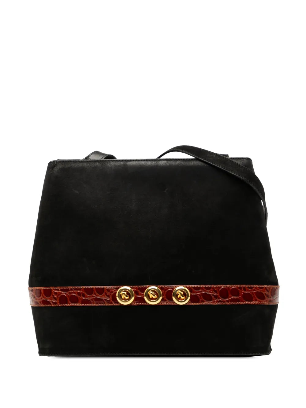 Pre-OwnedFerragamo Pre-Owned2000-2010 Suede crossbody bag