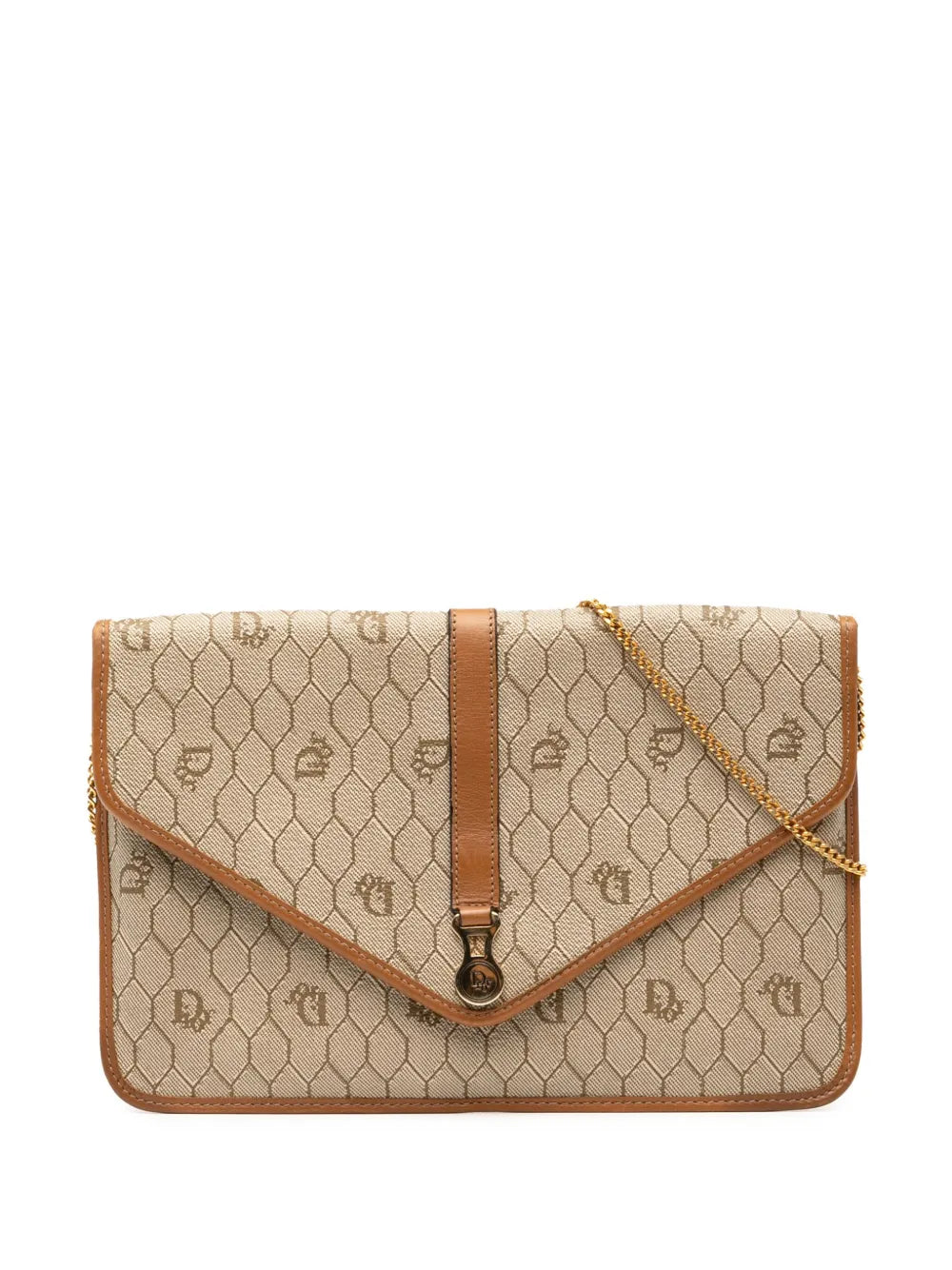 Pre-OwnedChristian Dior Pre-Owned20th Century Honeycomb Coated Canvas Chain crossbody bag