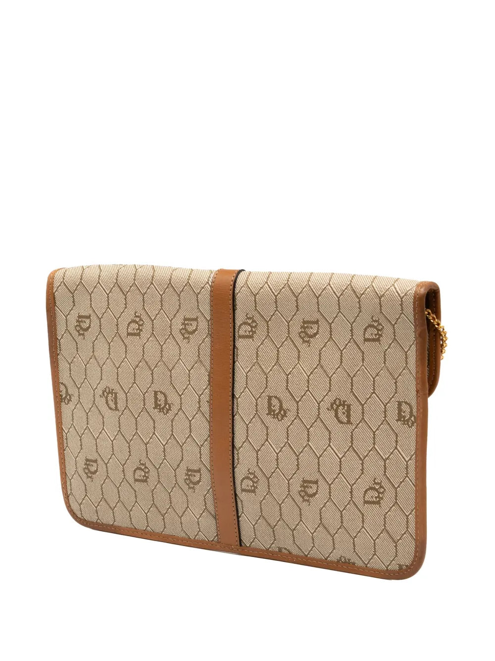 Pre-OwnedChristian Dior Pre-Owned20th Century Honeycomb Coated Canvas Chain crossbody bag