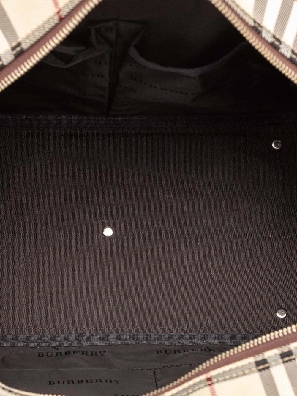 Pre-OwnedBurberry Pre-Owned2000-2017 House Check Canvas travel bag