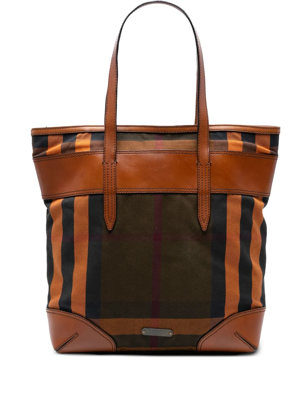 Pre-OwnedBurberry Pre-Owned2000-2017 House Check Canvas tote bag