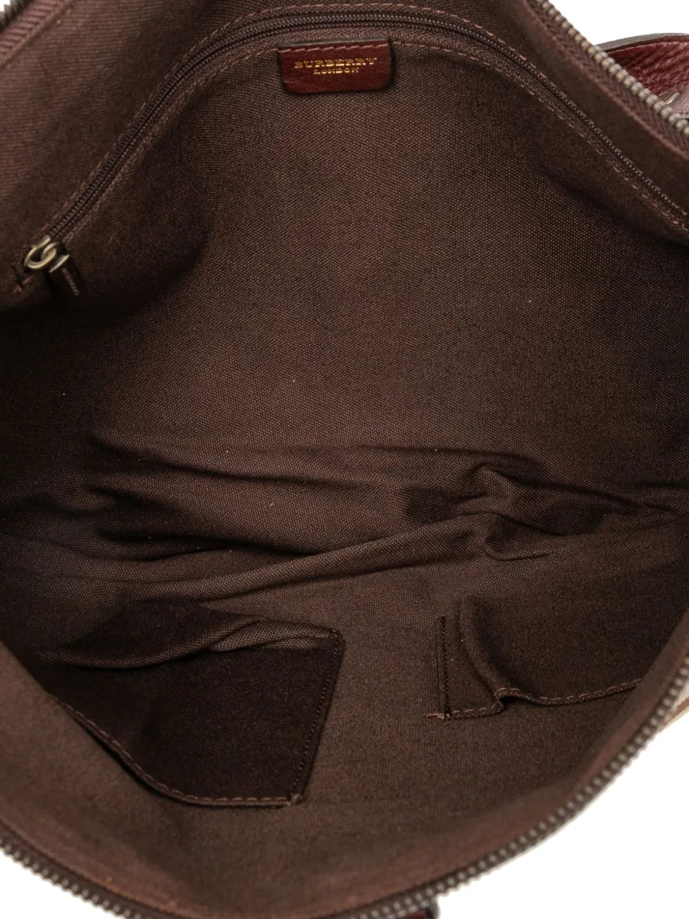 Pre-OwnedBurberry Pre-Owned2000-2017 Haymarket Check Canvas hobo bag