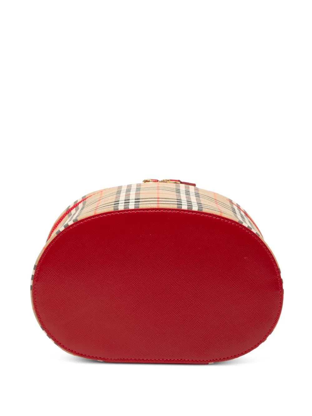 Pre-OwnedBurberry Pre-Owned2000-2017 Haymarket Check Canvas vanity bag