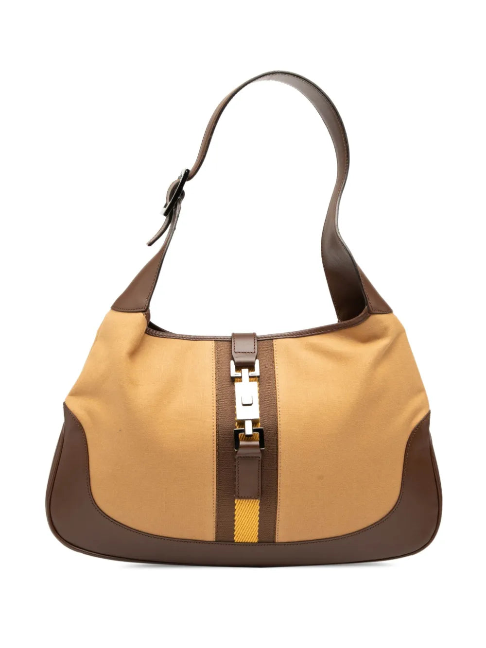 Pre-OwnedGucci Pre-Owned2000-2015 Canvas Web Jackie shoulder bag