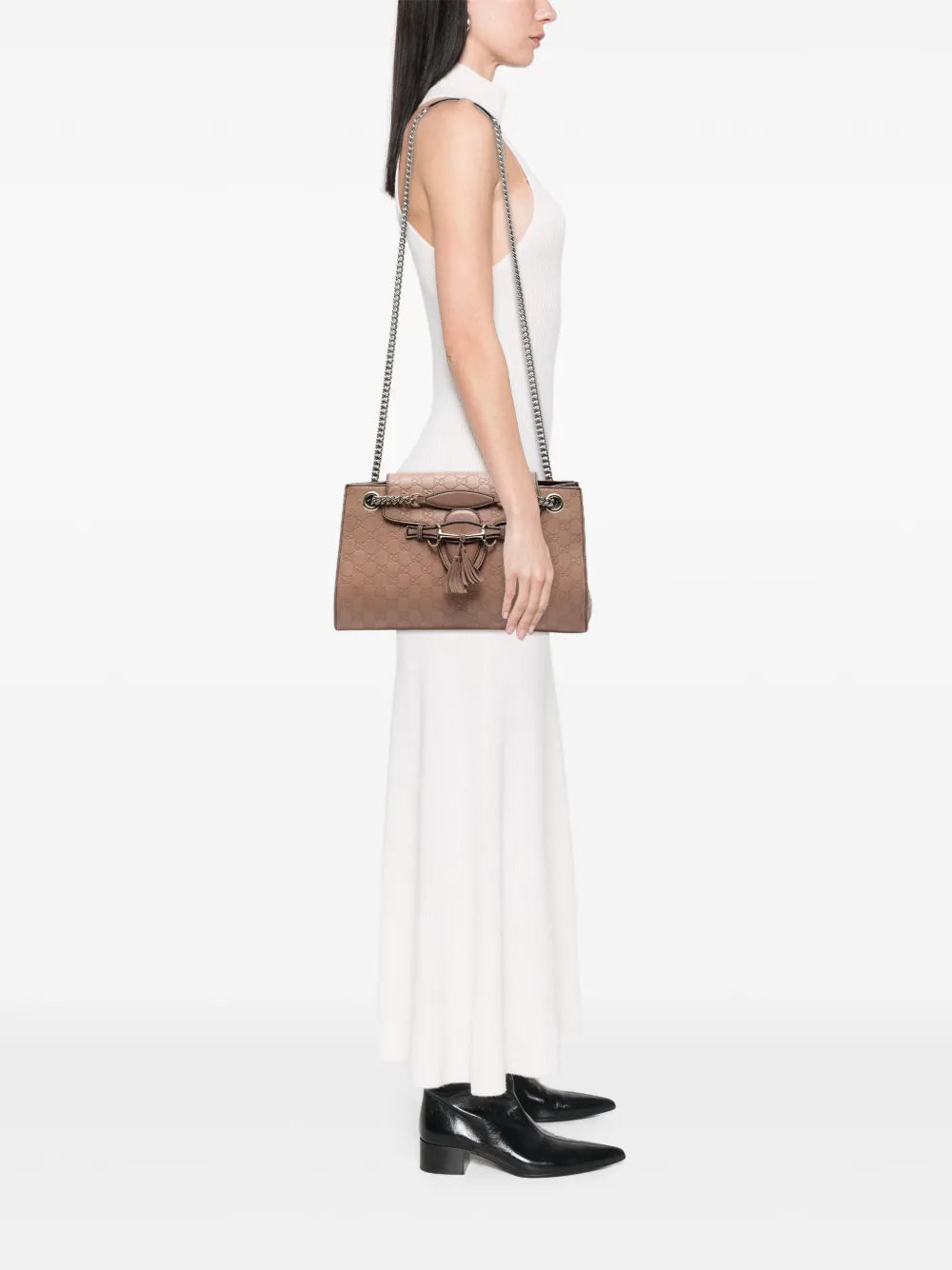 Pre-OwnedGucci Pre-Owned2016-2025 Large Guccissima Emily shoulder bag