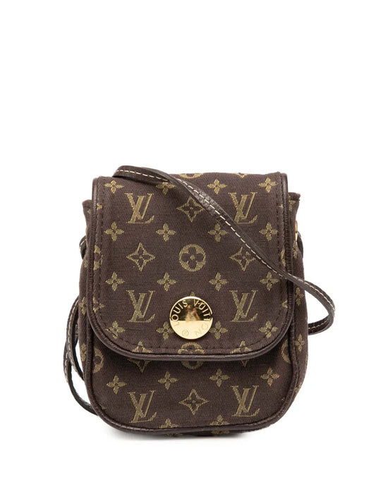Pre-OwnedLouis Vuitton Pre-Owned2010-2025 Monogram Mini Lin Pochette Cancun crossbody bag