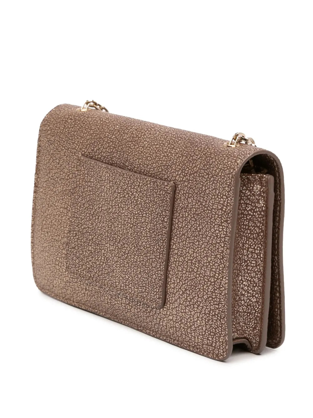 Pre-OwnedMulberry Pre-Owned2000-2015 Metallic Grained Calfskin Bayswater Wallet on Chain crossbody bag