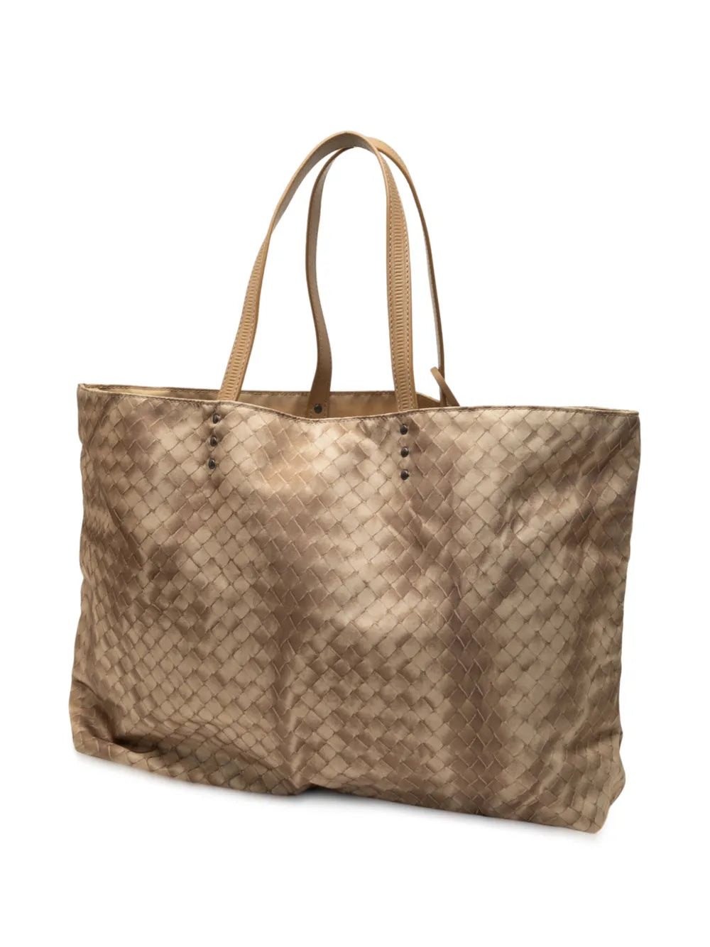 Pre-OwnedBottega Veneta Pre-Owned2012-2025 Nylon Intrecciolusion tote bag