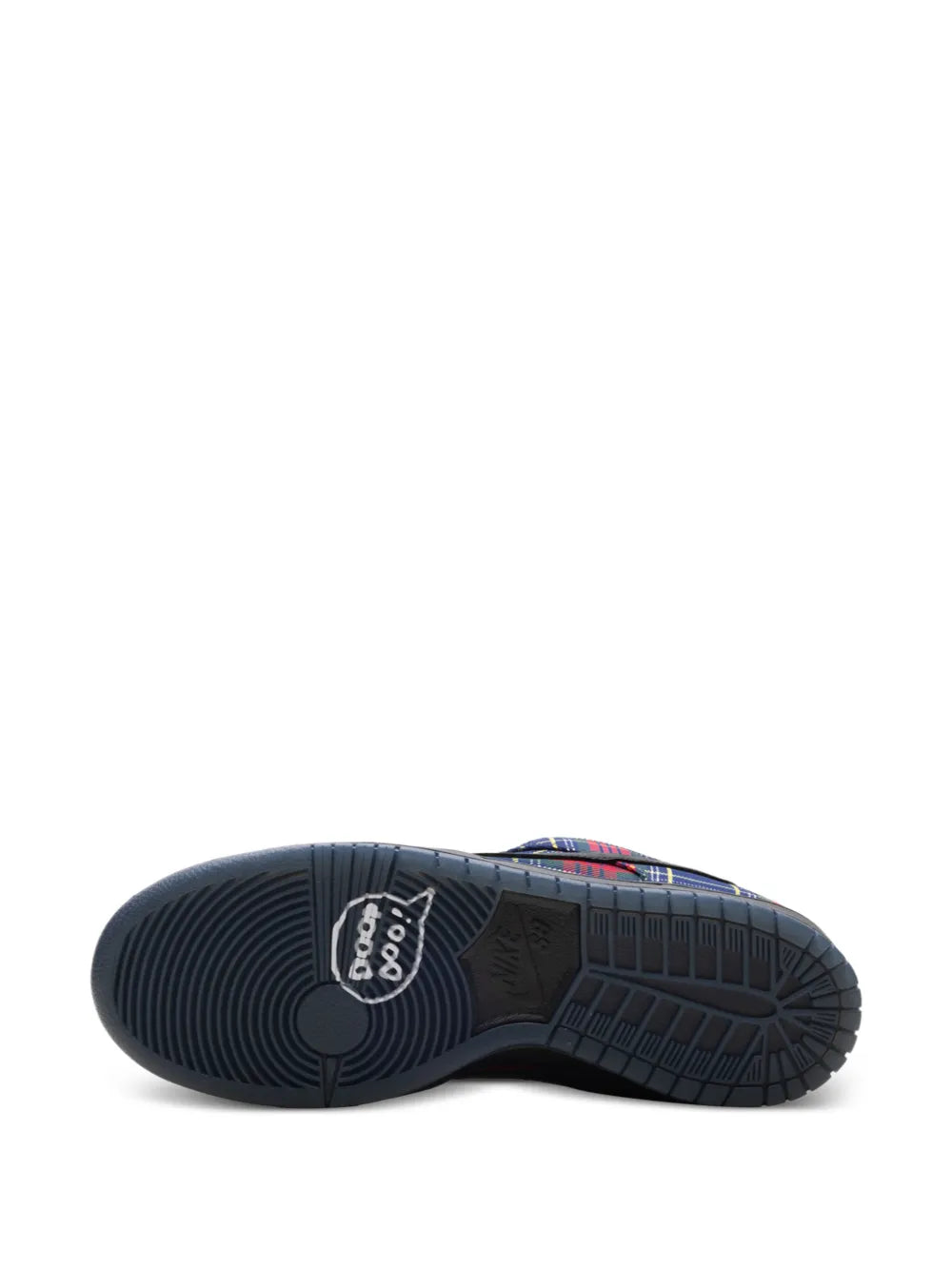 Nike Sb Dunk Low Tartan Pompom Low-Top Sneakers