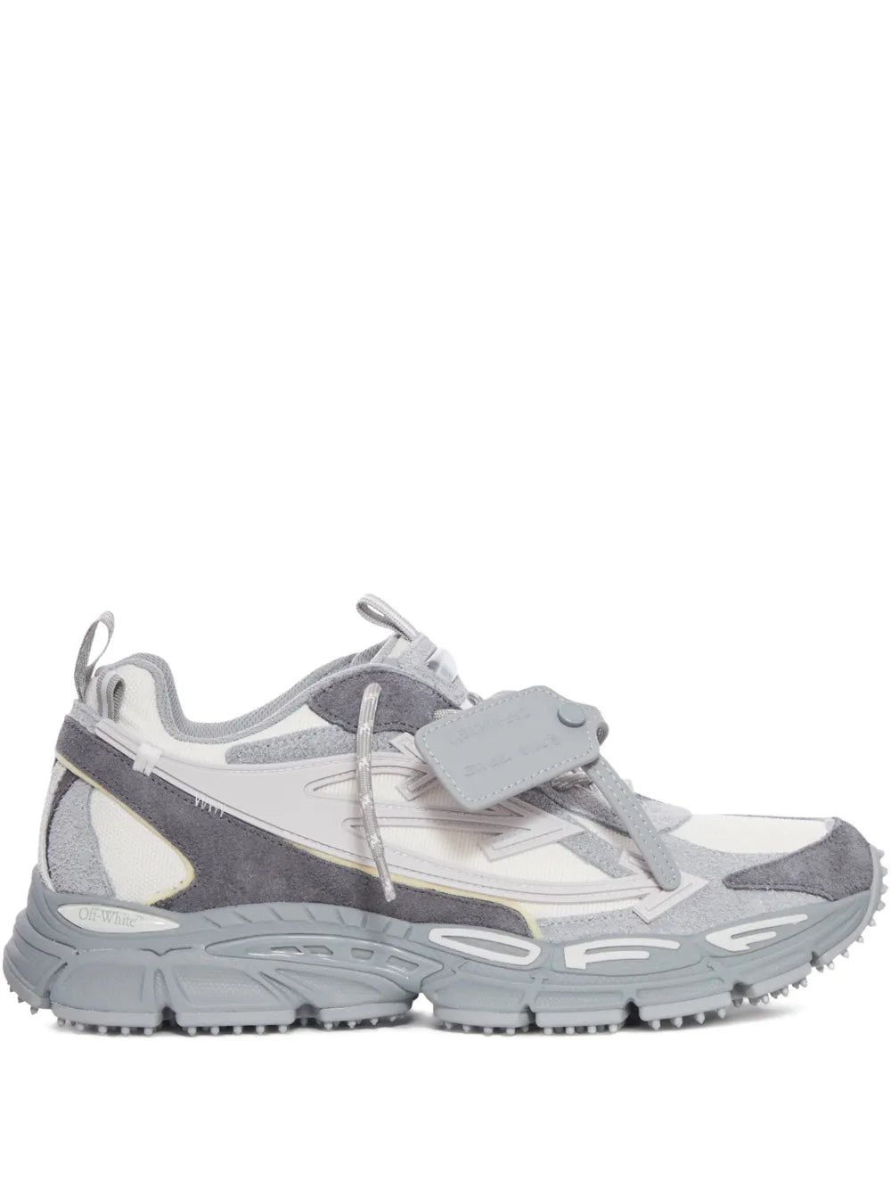 Off-White Suede Design Trainers