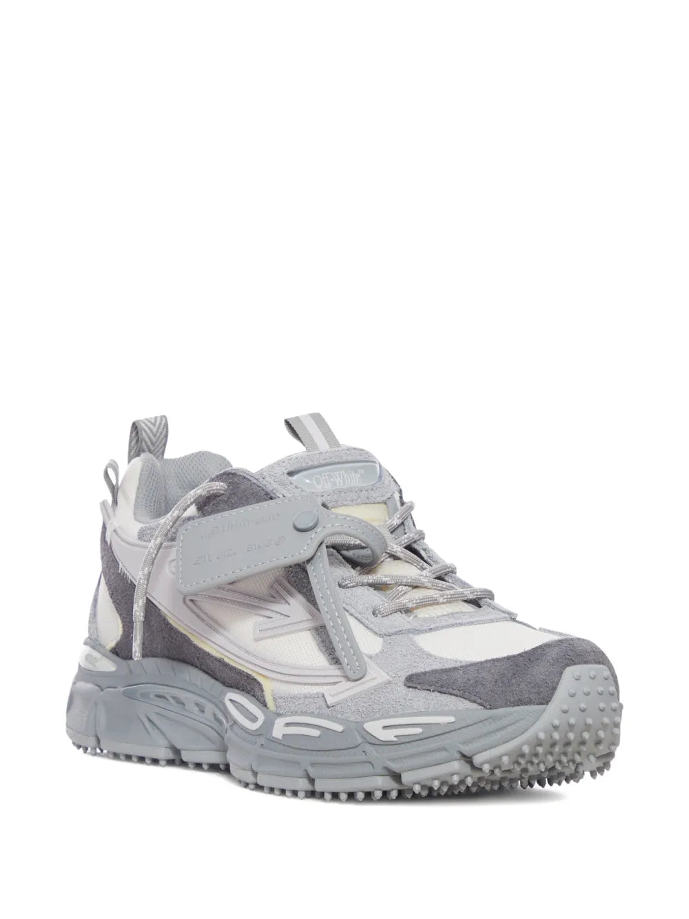 Off-White Suede Design Trainers