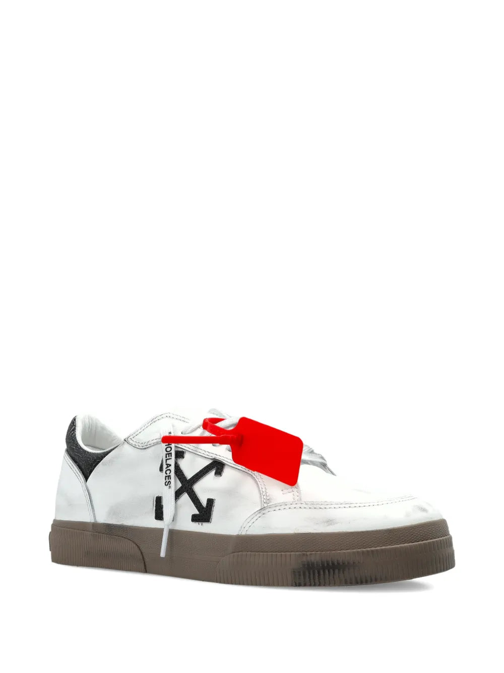 Off-White Arrow-Motif Leather Sneakers