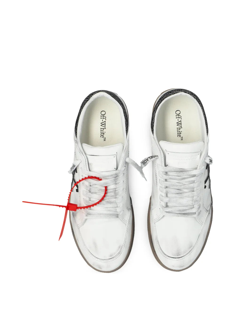 Off-White Arrow-Motif Leather Sneakers