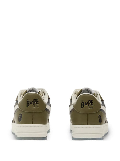 A Bathing Ape?Sta Icon 2 M2 Leather Sneakers
