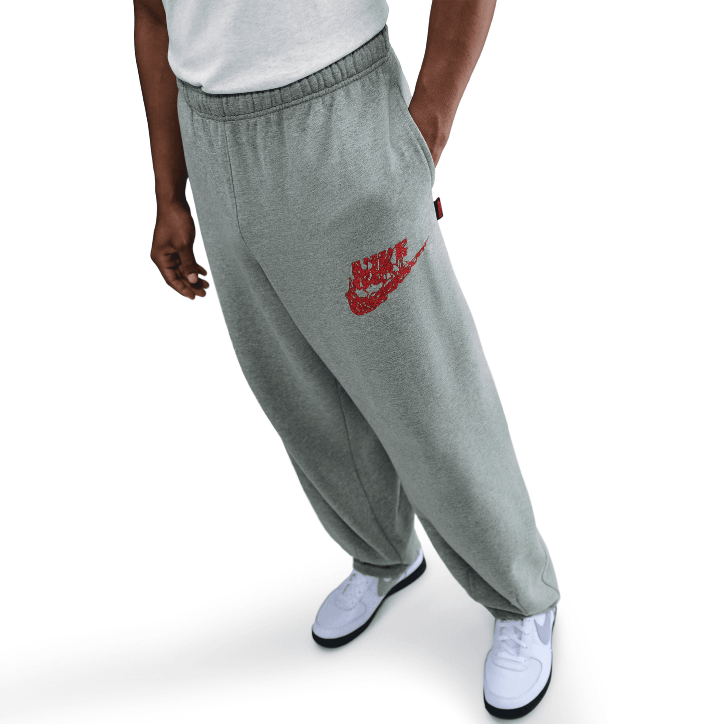 '+ Stranger Things Oversized Pants 'Dark Grey Heather'