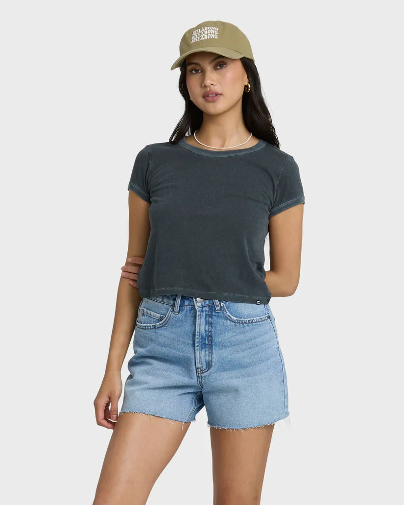 Riley Cut-Off Denim Shorts
