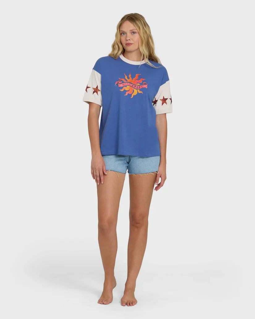 Tropics Co Ringer Knit Tee