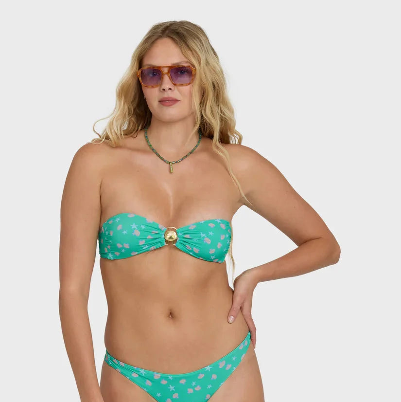Ship Wrecked Shelly Bandeau Bikini Top