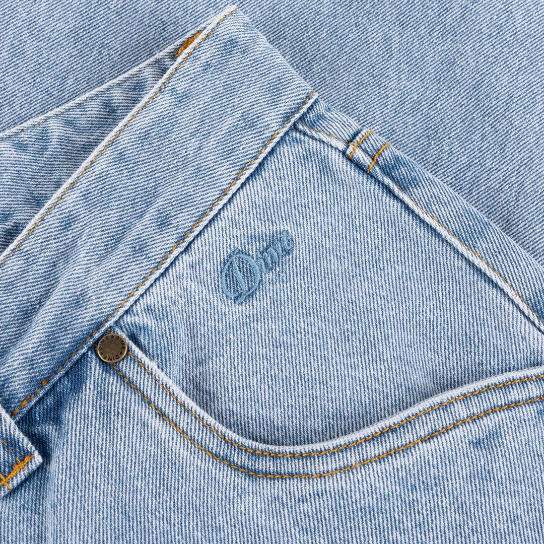 Straight Denim Pants