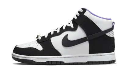 Nike Dunk High Shoes Black White Action Grape EMB World Champ