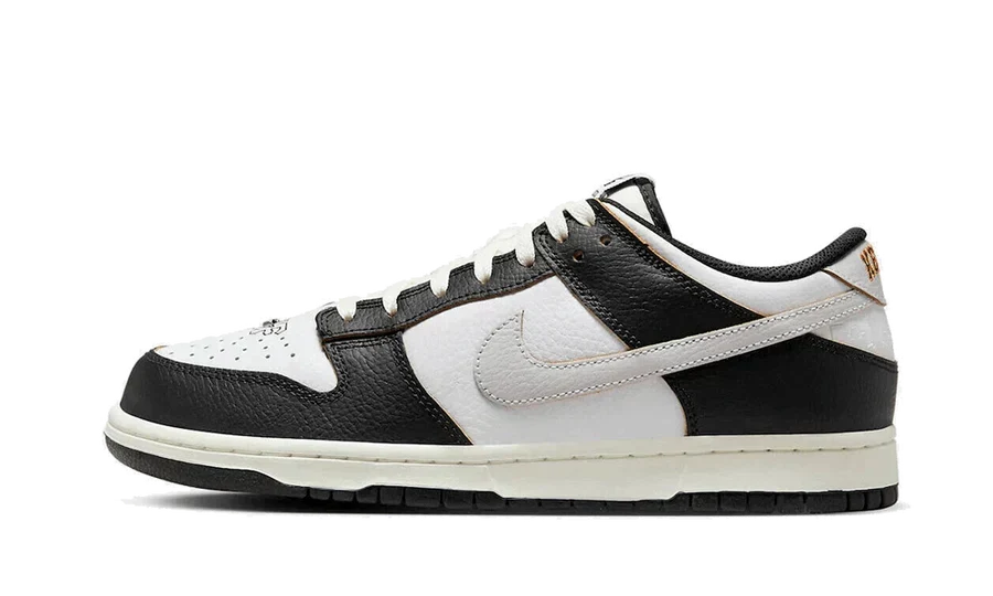 SB Dunk Low Shoes Black White-Orange