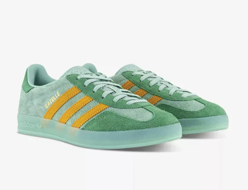  Originals Gazelle Indoor Women's Hazy Green Yellow
