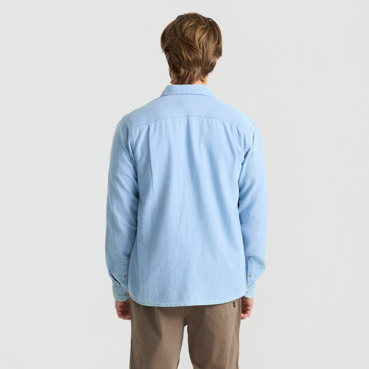 Scholar Chambray Button Up Shirt