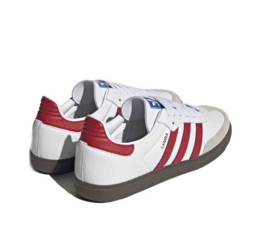  Samba OG Shoes Cloud White Collegiate Burgundy Gum