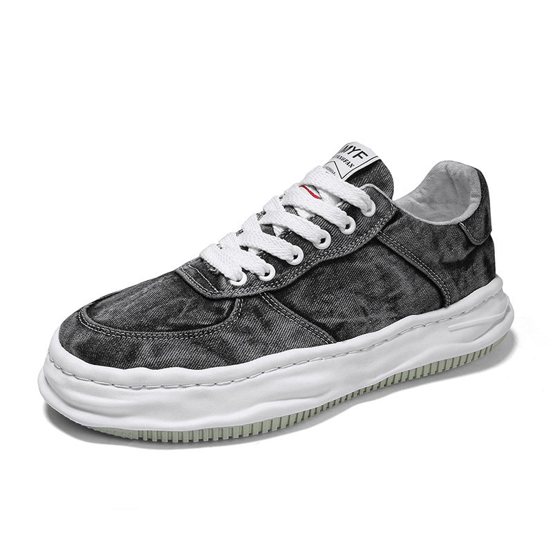Dissolving Shoes Men's Autumn New Retro Japanese Thick-soled Shoes