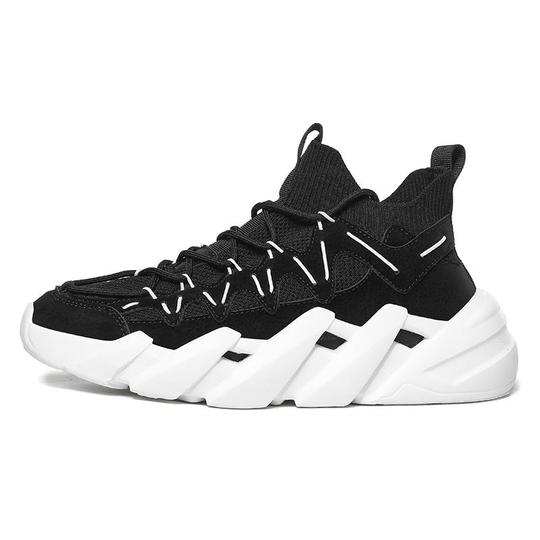 New Spring And Summer Old Shoes Thick-soled Sports Shoes Men's Casual Shoes Mesh Breathable Running Shoes