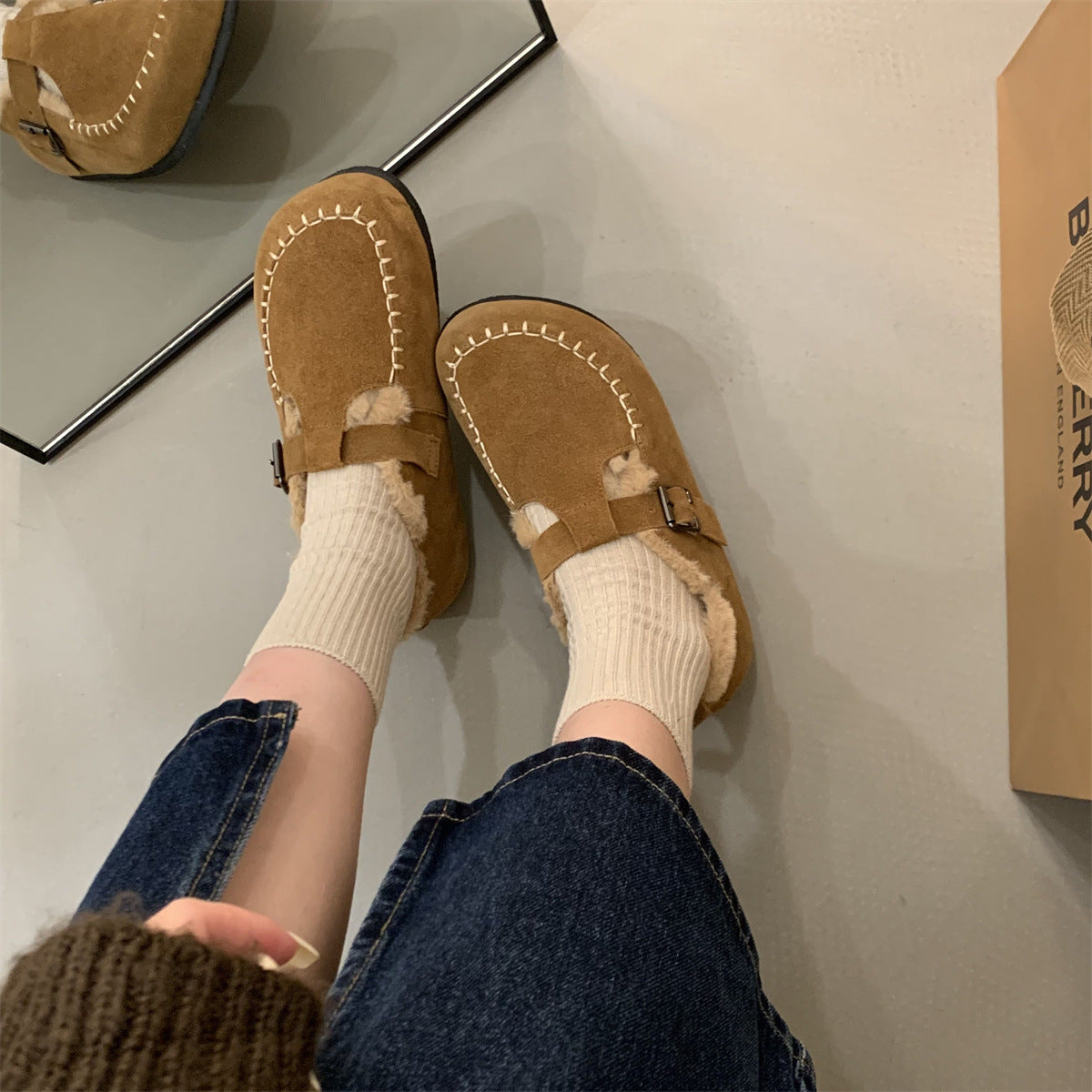 New Ugly Woolly Snow Cotton Shoes